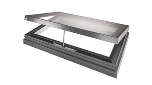 vector image of a ventilation rooflight in the open position